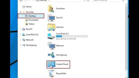How to Open Control Panel in Windows 10
