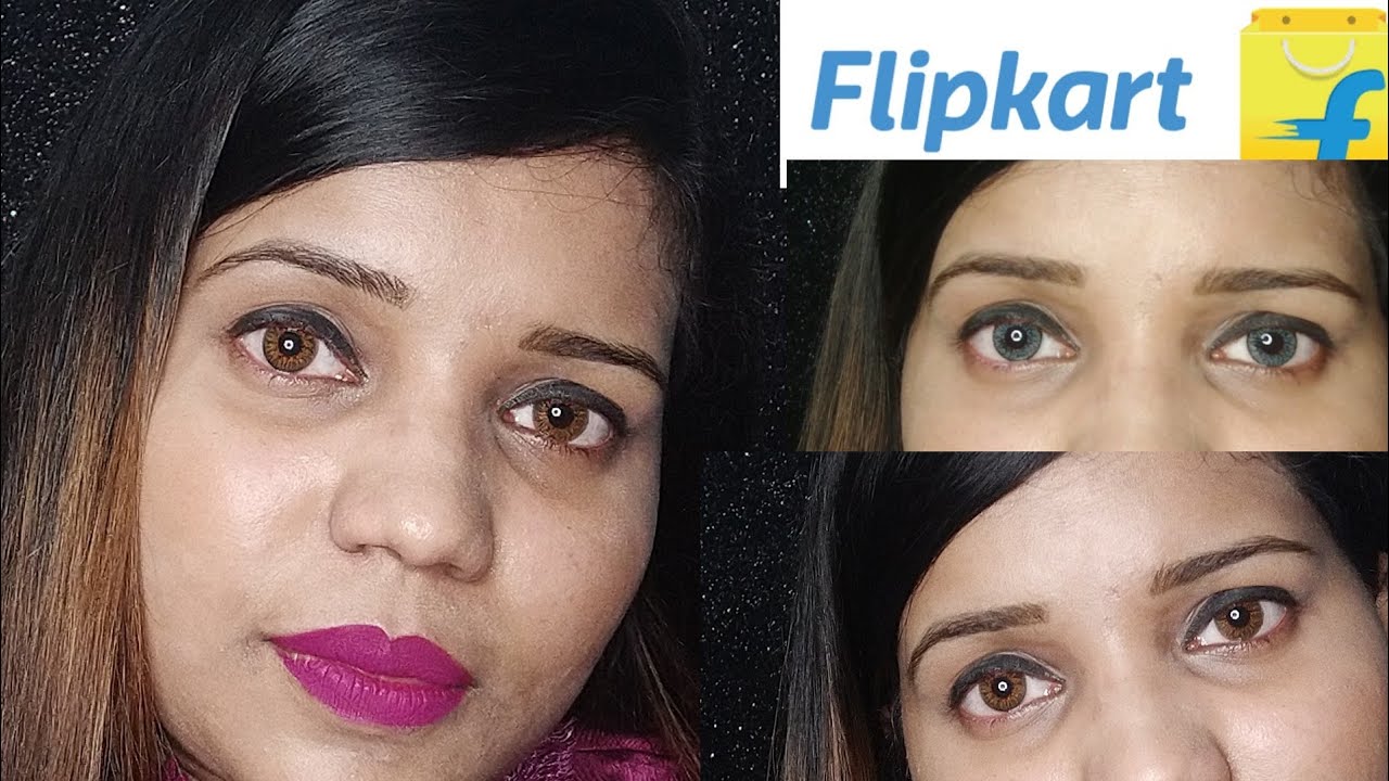 Flipkart colour contact lenses review grey and honey sharun shaikh