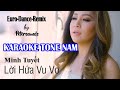 Lời Hứa Vu Vơ - KARAOKE TONE NAM - Petersounds Remix - Modern Talking Style - Italo Disco - New Wave