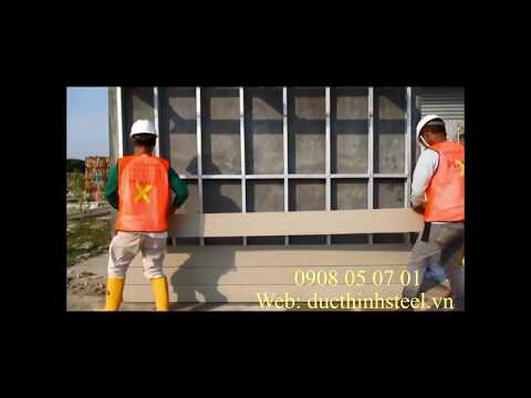 Video Hướng dẫn thi công tấm conwood, smartwood vân gỗ ngoài... - youtube