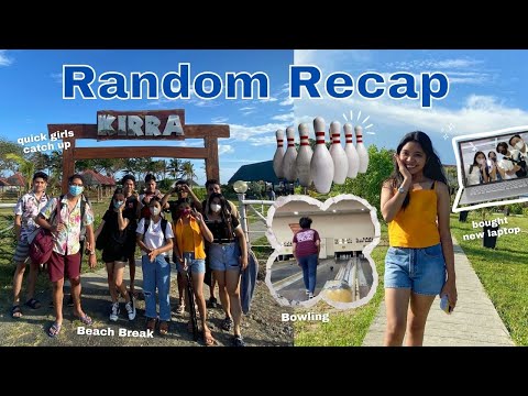 Random Recap | Bowling 🎳, Beach Break, bought a new laptop 💻 and Girls catch up ❀୨୧˚♡˚₊‧⁺˖