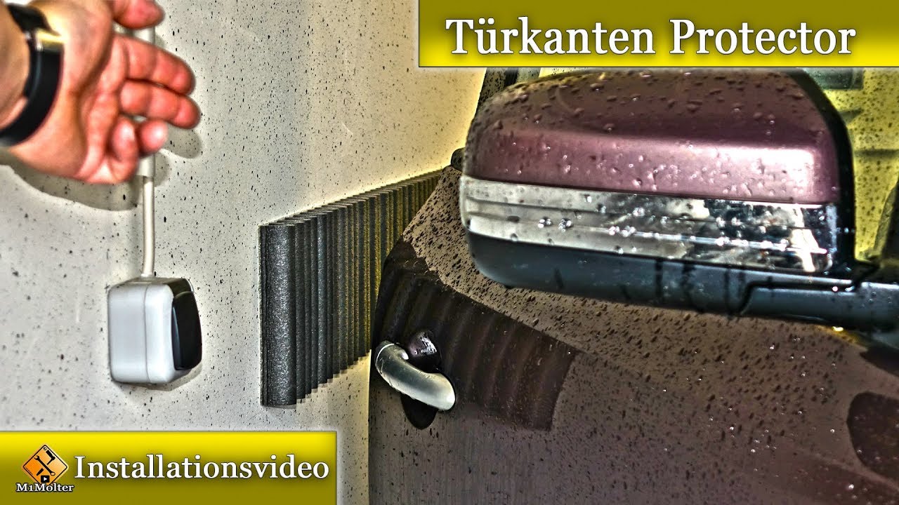 Schutz gegen Lackschäden in der Garage: Auto-Türkanten-Schoner