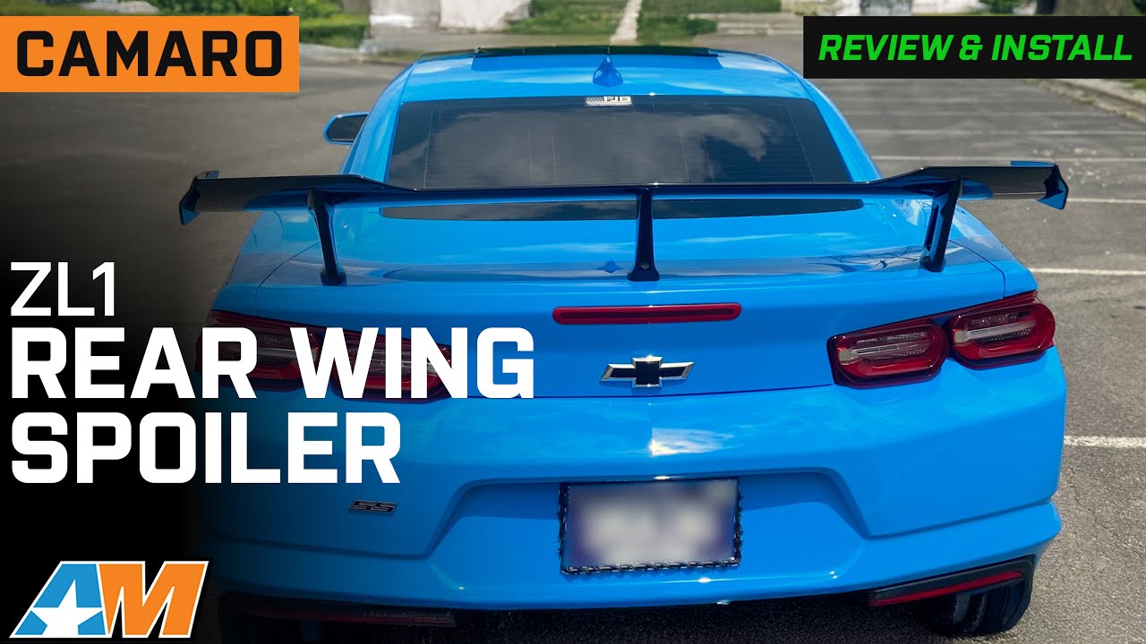 2016-2024 Camaro ZL1 1LE Style Rear Wing Spoiler Review & Install