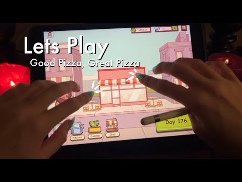 ASMR Let’s Play More Good Pizza, Great Pizza (with lots of screen taps!) No Talking ❤️🍕