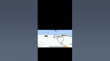 floating snow in minecraft