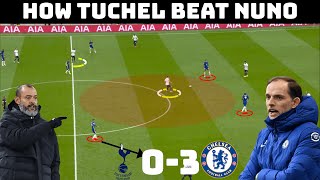 Tactical Analysis : Tottenham 0-3 Chelsea | How Tuchel Adapted To Nunos Early Success |
