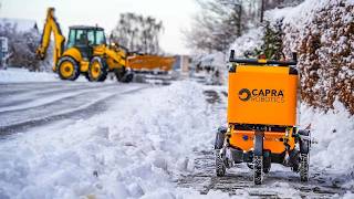 Buy Capra Deicing Paved Areas | Autonomous Winter Maintenance Robot | Robot Center