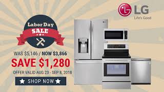 Famous Ruby & Quiri Inc. Labor Day Savings on LG Kitchen Appliances Profile