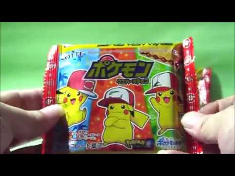 Unboxing 5 pokemon Snack food Chocolate Sweets - YouTube