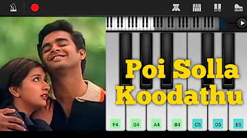 Poi Solla Koodathu - Easy Piano Tutorial | Run