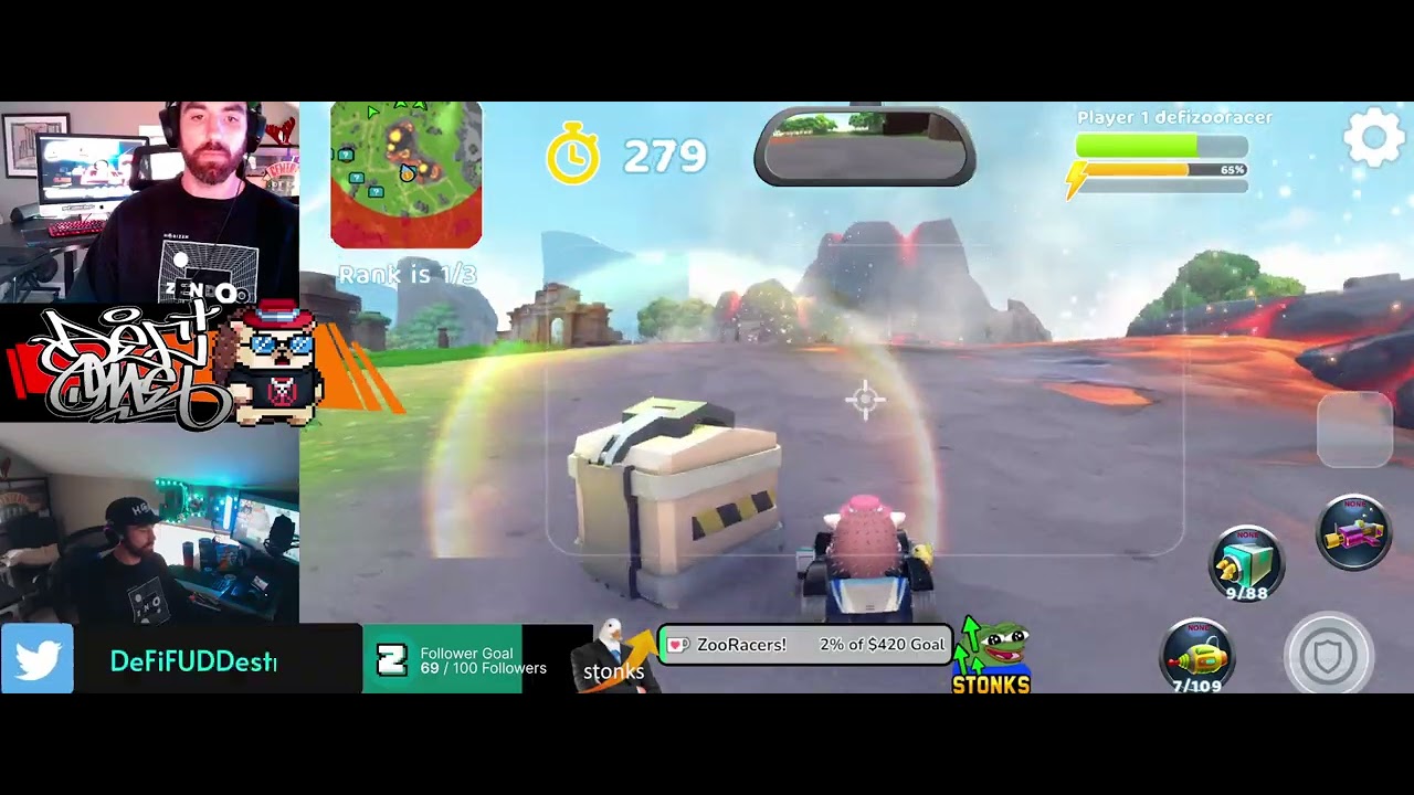 ZooRacers BETA Match with UR Hedgehog ZooGenes - zoo.games Gameplay Footage