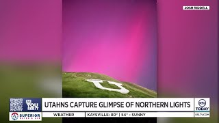 Utahns capture a glimpse of the northern lights