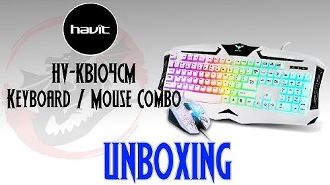 Havit HV-KB104CM Keyboard Mouse Combo Showcase