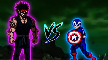 Gouketsu VS Captain America in Jump Force Mugen 🔥