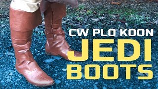 Clone Wars Plo Koon | Making Jedi Boots (No Sewing!)