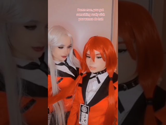 Mikura's first day as Sachiko's pet | Sachiko Juraku & Mikura Sado #cosplay | Kakegurui Twin