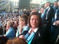 Manchester City V QPR Last mins with the Meredith Clan.