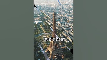 The Expanding Eiffel Tower: How Heat Makes It Grow #factattackzone #facteiffel #eiffeltower