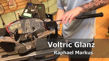 Time Lapse: How to String a Yonex Voltric Glanz Badminton Racquet