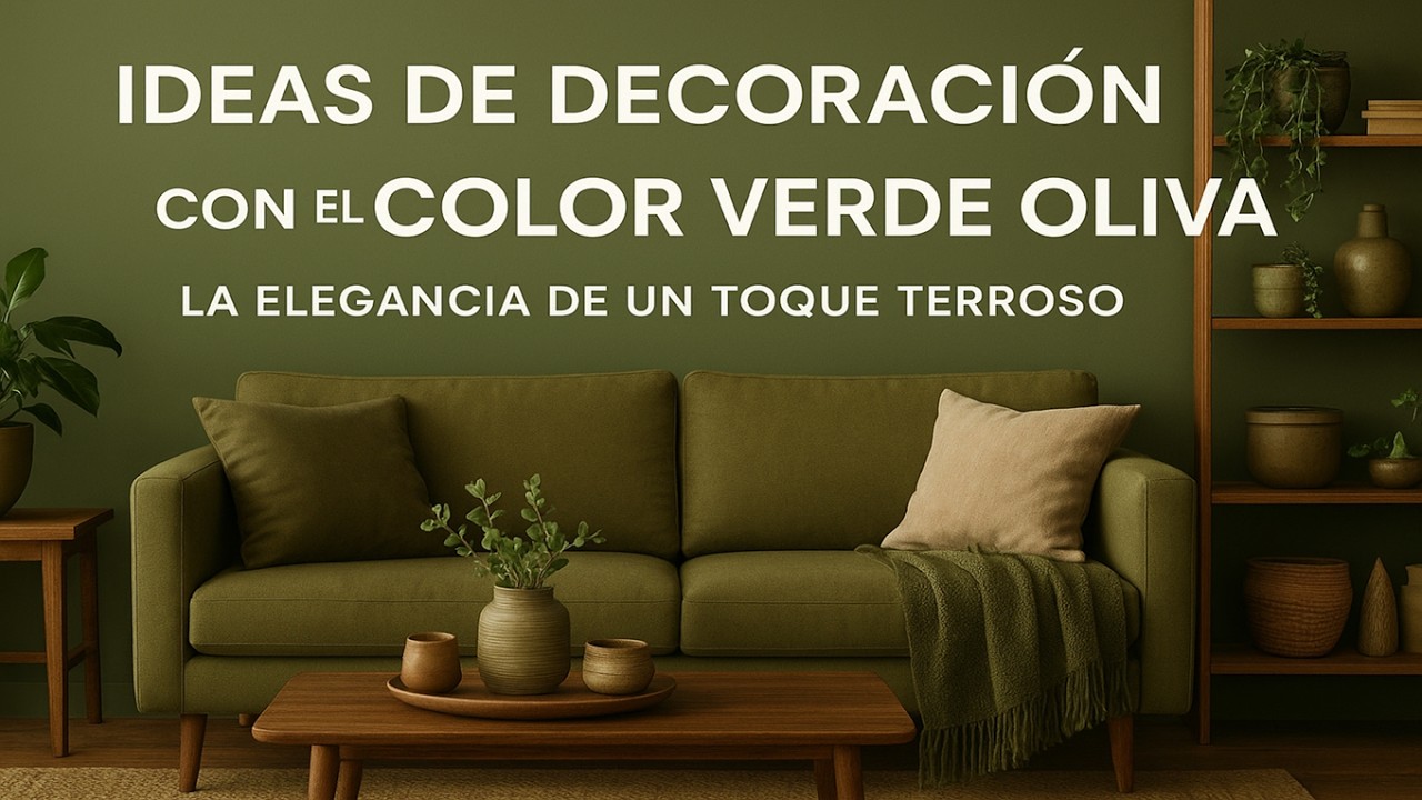 Ideas de Decoración con el Color Verde Oliva: La Elegancia de un Toque ...