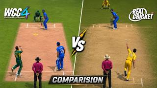 WCC4 vs Real Cricket 24 😱 कौन है BEST? Ultimate Comparison!