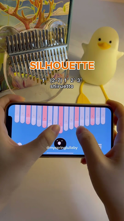 How to play ‘SILHOUETTE’ in keylimba #myspringlullaby #kanaboon #naruto