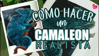 ¿como hacer un camaleón? maría clara