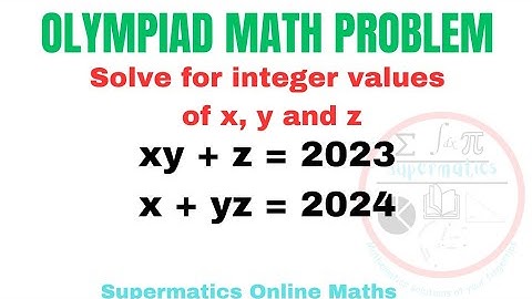 Olympiad Math Question | Simultaneous Equations | Nice Algebraic Equations