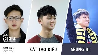 Cắt tạo kiểu Layer | Phong cách Seungri - Big Bang | Mạnh Tuấn