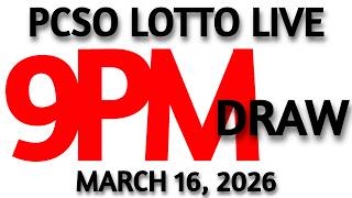 Lotto Result Today 9pm Draw March 16 2026 Swertres Ez2 Pcso 