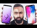 ذكي مسح مقابل فيس الوجه غالاكسي S9 مقابل IPhone X ذكي مسح مقابل فيس الوجه غالاكسي S9 مقابل IPhone X