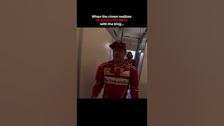 Kimi Raikkonen sent Max Verstappen off the podium in Formula 1