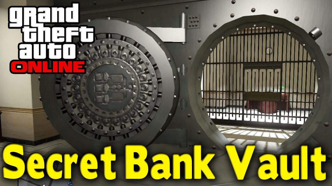 Banks in the GTA 5 game on the map