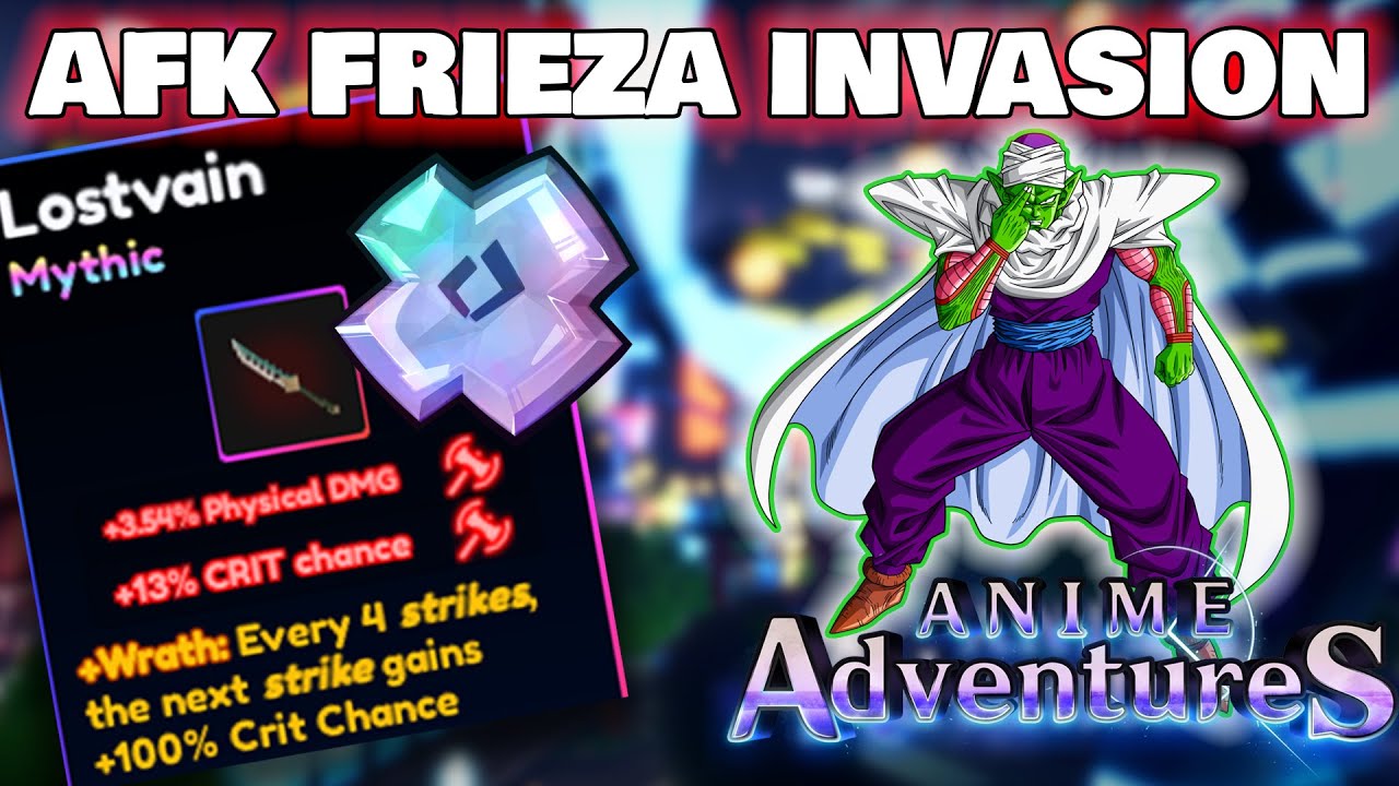PICCOLO & RELIC SHARD AFK GUIDE (EASY LOSTVAINS) - Anime Adventures 