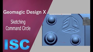 Circle command in sketching - Geomagic Design X