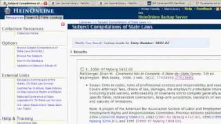 Subject Compilations of State Laws - Getting Started