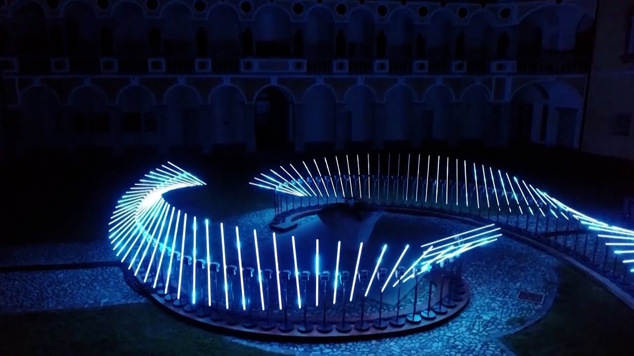 Water Light Festival dazzles Italian town