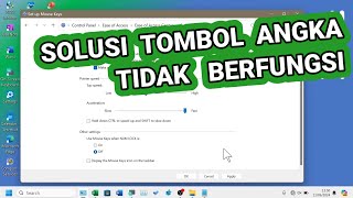 Solution for Keyboard Number Keys Not Working Even Though Num Lock is On (Windows 11)