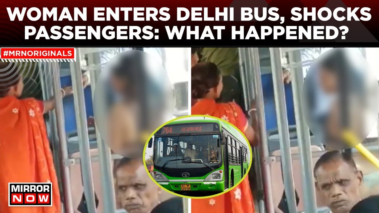 Delhi News | Viral Video | Woman Enters A Bus Wearing 'Bikini', This Happened Next | DTC Bus