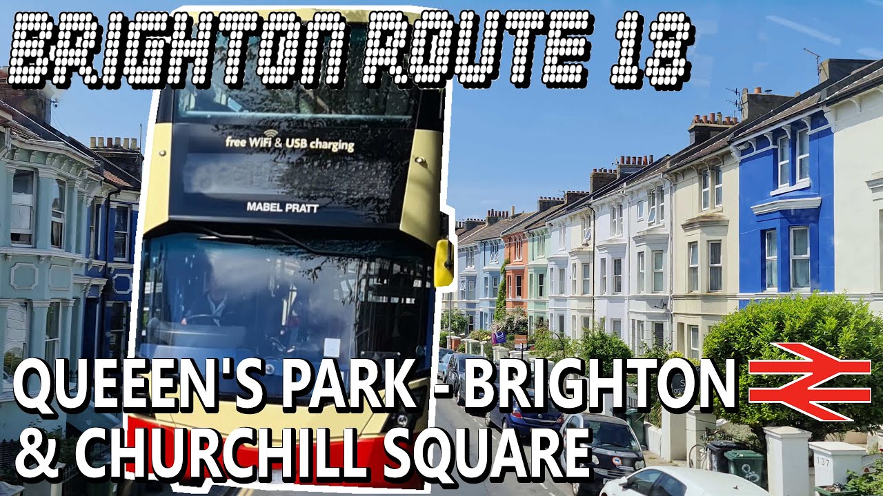 Brighton Bus Route 18 Queen's Park - Brighton Station & Churchill Square