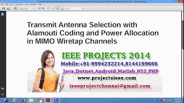 Transmit Antenna Selection with Alamouti Coding and Power Allocation in MIMO Wiretap Channels