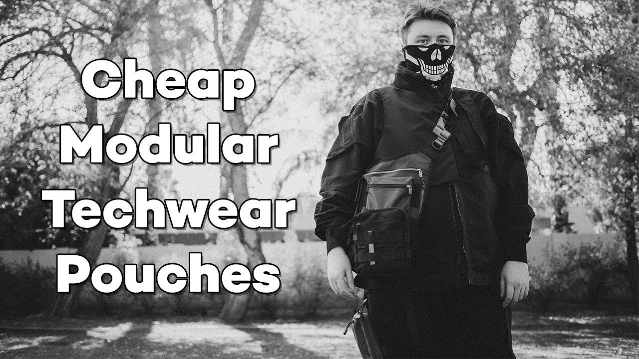 mens fashion corporativo Budget Techwear Molle Pouches