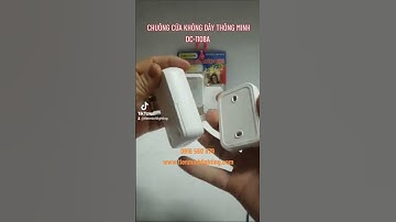 Chuông cửa không dây thông minh DC-1108A nhỏ gọn, nút nhấn chống nước, có 16 kiểu chuông lựa chọn