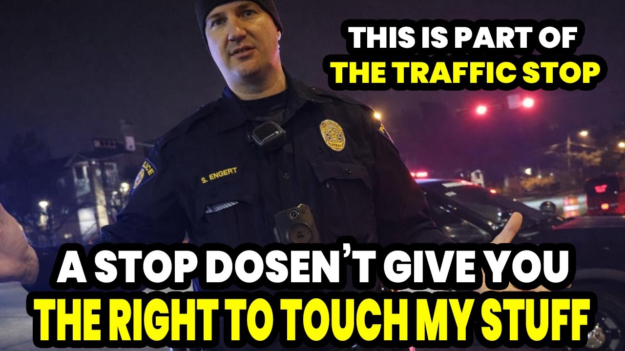 Cops Stop a Cyclist for Minor Traffic Violations and Conduct an Unjustified Search Without Consent