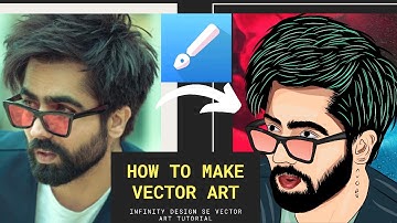 How to make vector art / photo editing in mobile / how to make cartoon design / raj illustrator