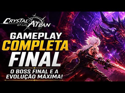 Crystal of Atlan Gameplay Completa Final – O Boss Final e a Evolução Máxima!