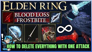 Bleed Frost is OVERPOWERED - New INSANE DAMAGE Best Status Build Guide - Elden Ring!