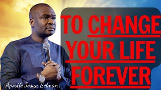 APOSTLE JOSHUA SELMAN - HOW TO BUILD SELF DISCIPLINE TO CHANGE YOUR LIFE FOREVER