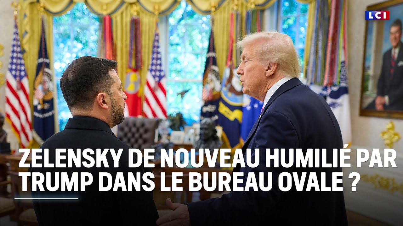 Volodymyr Zelensky de nouveau humilié par Donald Trump dans le Bureau ovale ?｜LCI