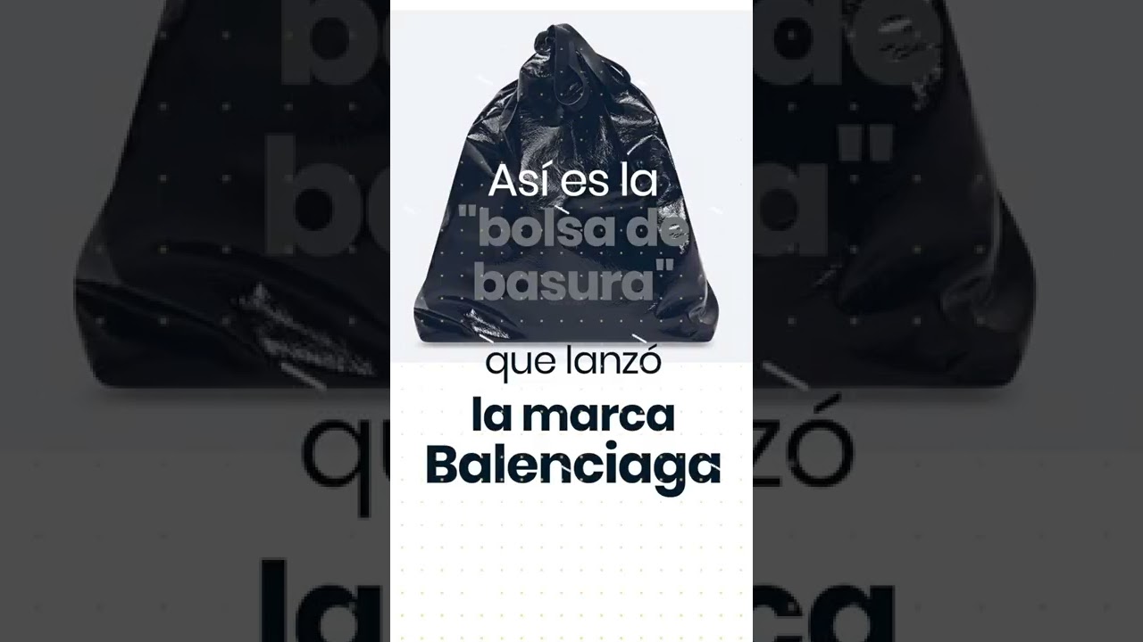 La bolsa de basura más cara del mundo cuesta 1.400 euros y se vende en  Balenciaga